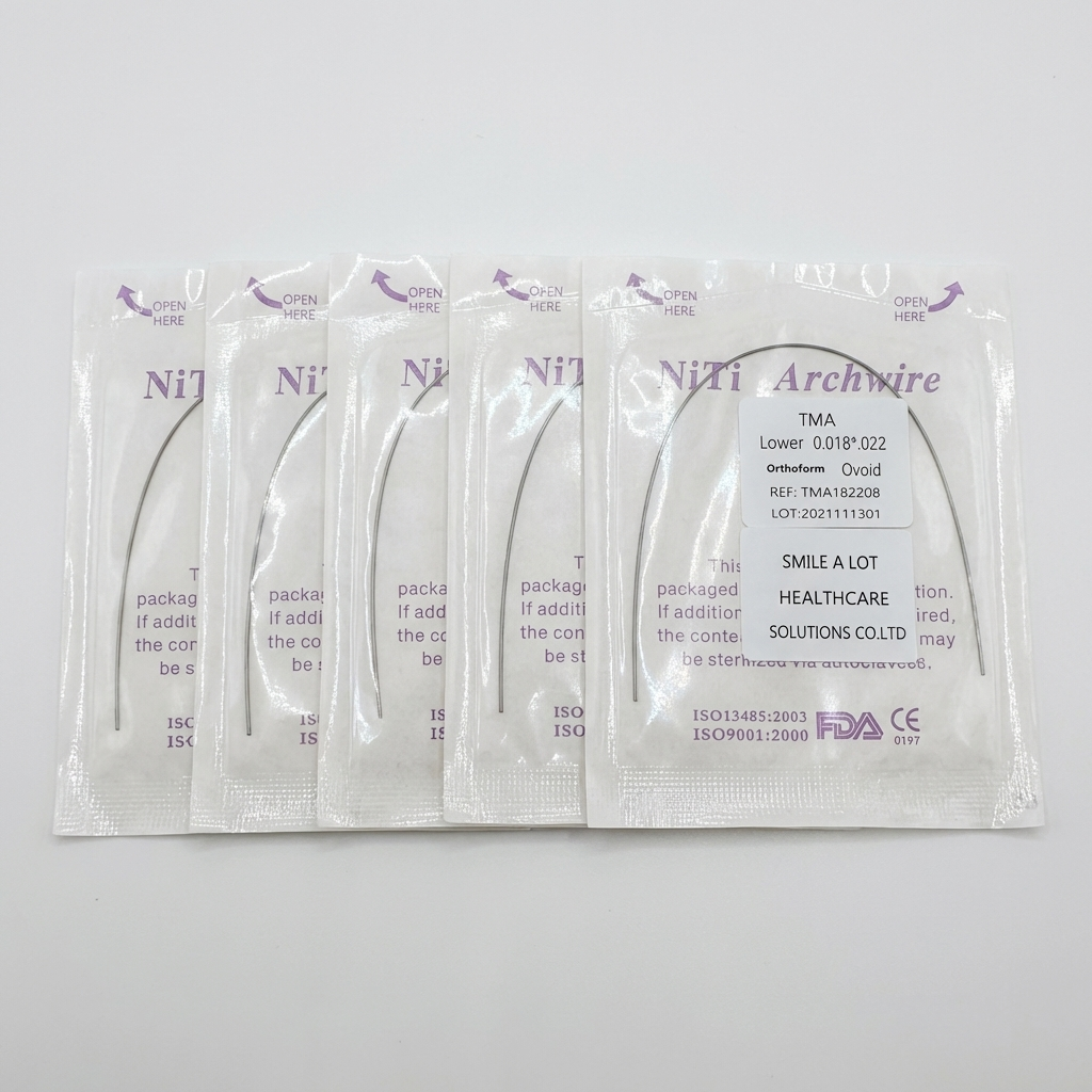 Dental Orthodontic Archwire TMA(Beta Titanium) wire Round /Rectangular 1 pc/pack