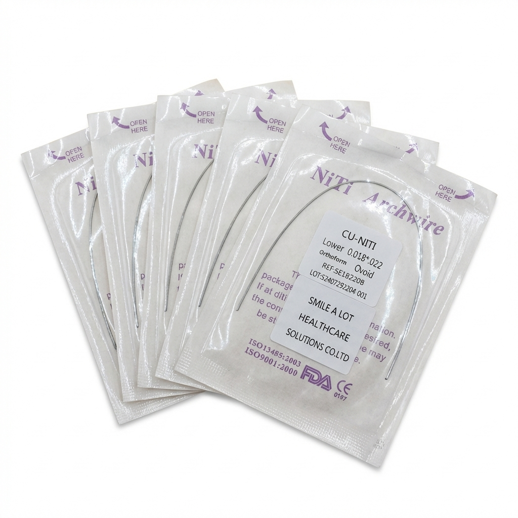 Dental Orthodontic CU-NITI Archwire Round/Rectangular 1 pc/pack