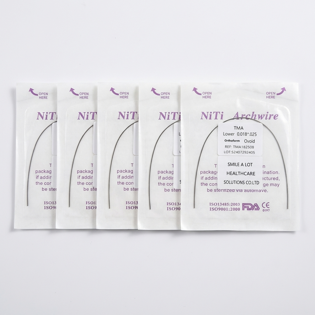 Dental Orthodontic Archwire TMA(Beta Titanium) wire Round /Rectangular 1 pc/pack