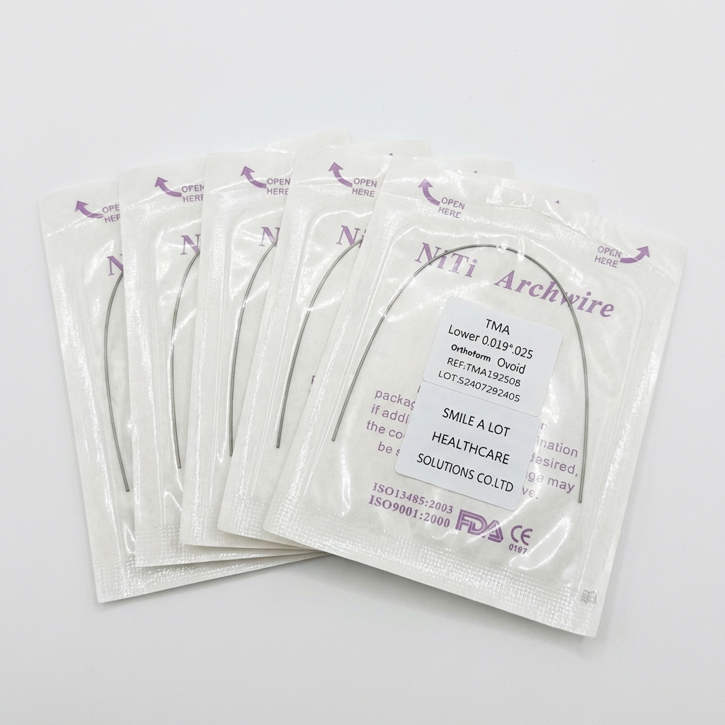 Dental Orthodontic Archwire TMA(Beta Titanium) wire Round /Rectangular 1 pc/pack