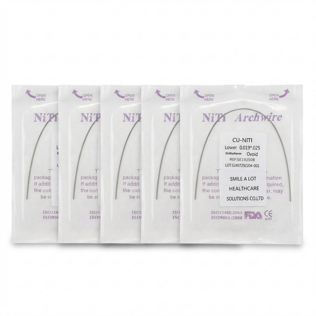 Dental Orthodontic CU-NITI Archwire Round/Rectangular 1 pc/pack