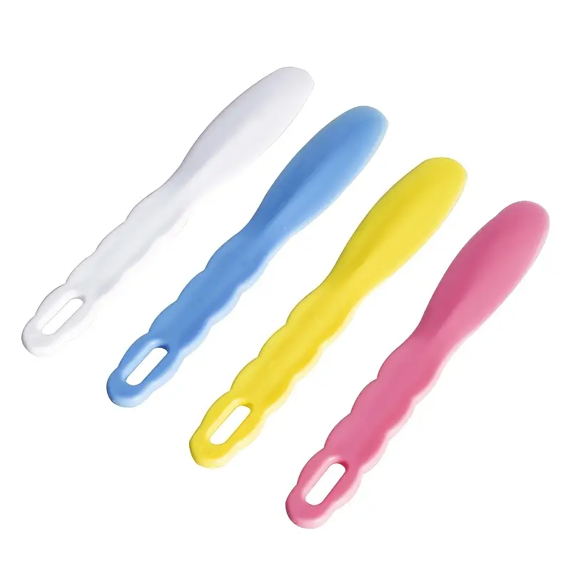 Mixed Colors Plastic Mixing Spatula Impression Material