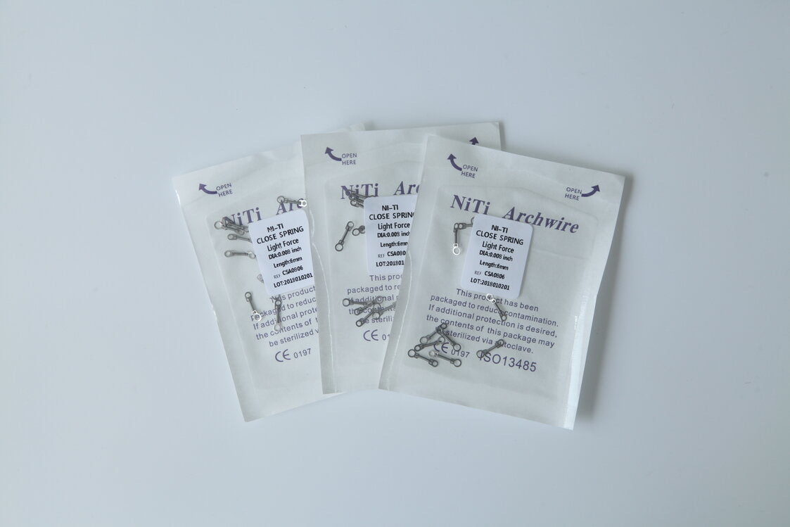 Niti closed spring with eyelets finals mall