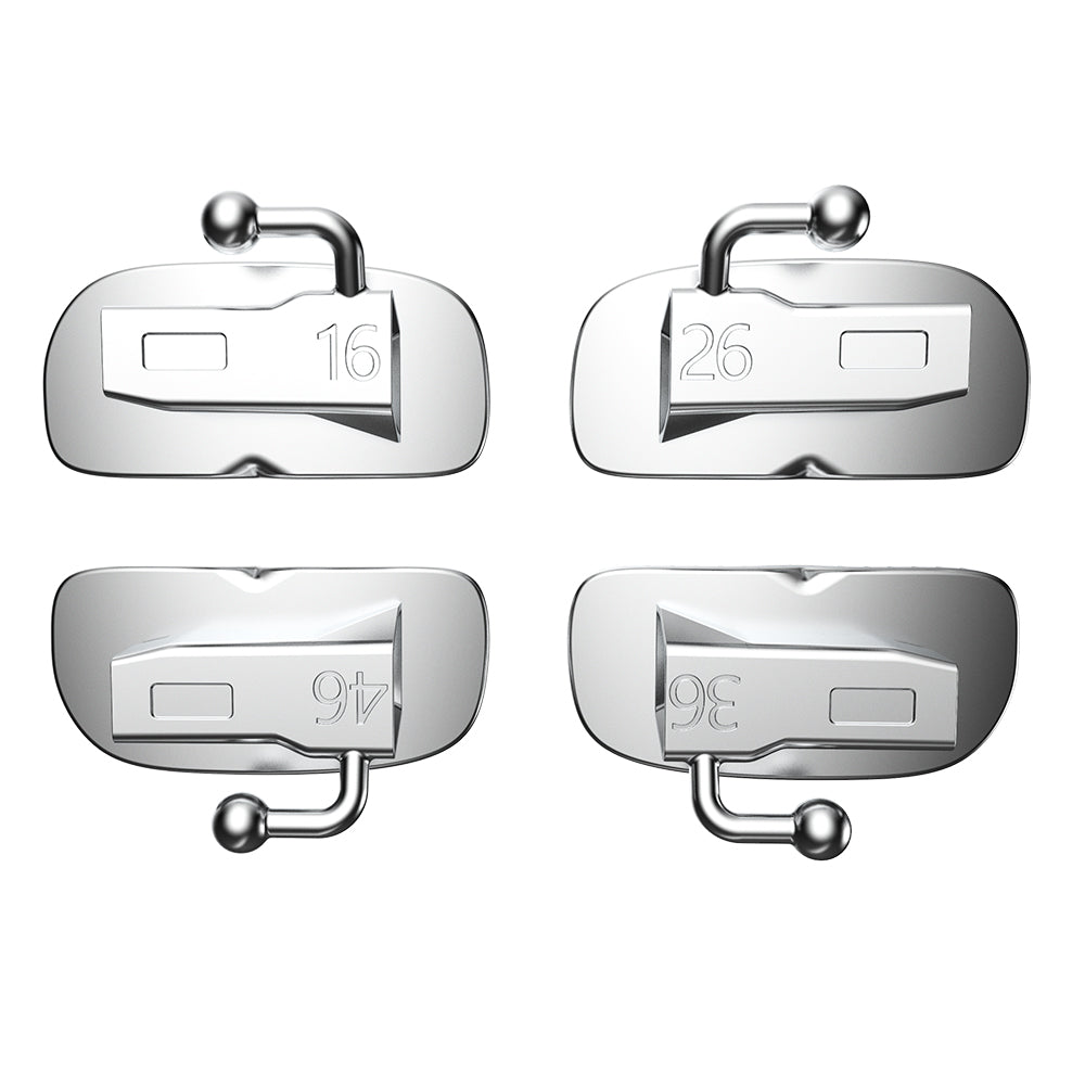 40 pcs 1st Molar MBT bondable non-convertible buccal tube