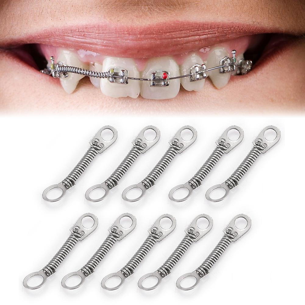 Orthodontic closed coil spring
