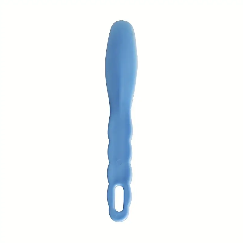This is a Blue Plastic Mixing Spatula Impression Material