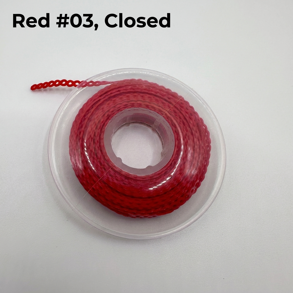 Dental Orthodontic Power Chain – Short & Closed, Multiple Color for Tooth Movement & Space Closure