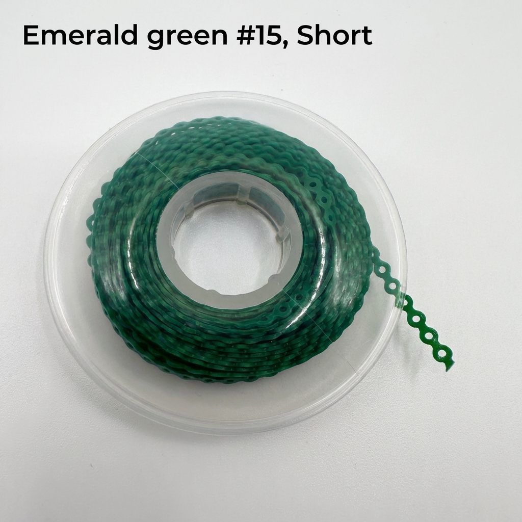 Dental Orthodontic Power Chain – Short & Closed, Multiple Color for Tooth Movement & Space Closure