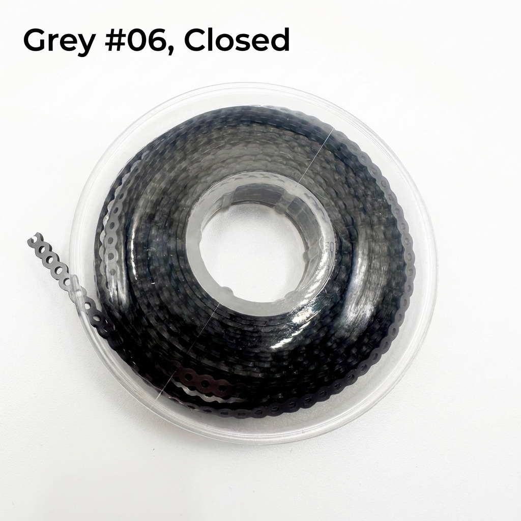 Dental Orthodontic Power Chain – Short & Closed, Multiple Color for Tooth Movement & Space Closure