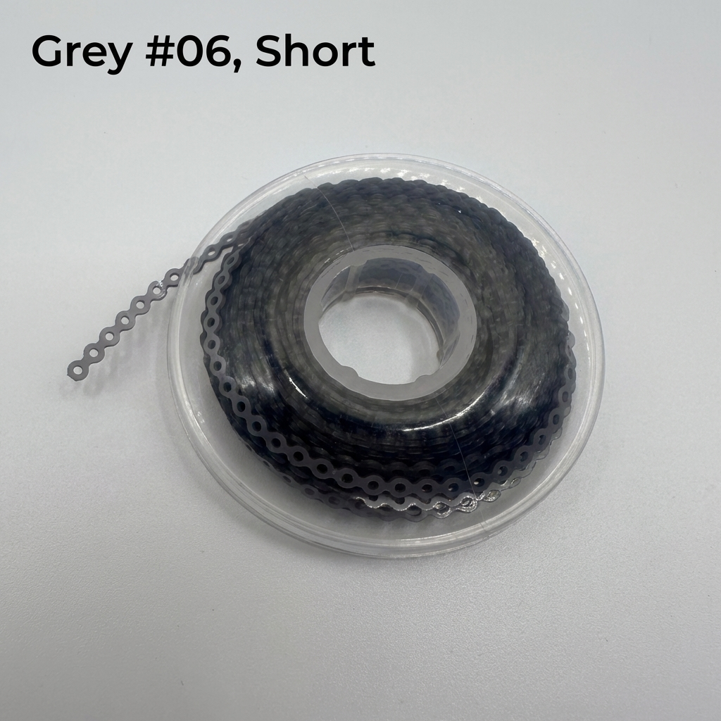 Dental Orthodontic Power Chain – Short & Closed, Multiple Color for Tooth Movement & Space Closure