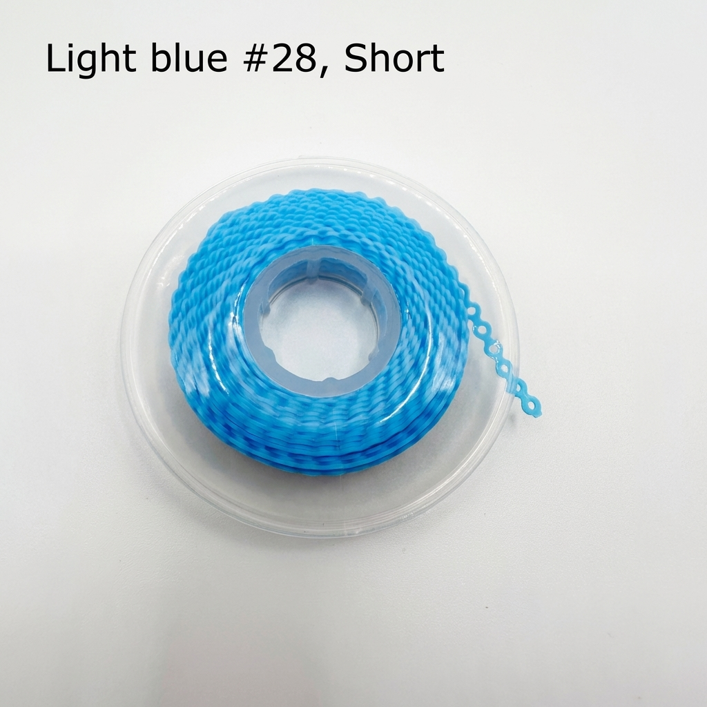 Dental Orthodontic Power Chain – Short & Closed, Multiple Color for Tooth Movement & Space Closure