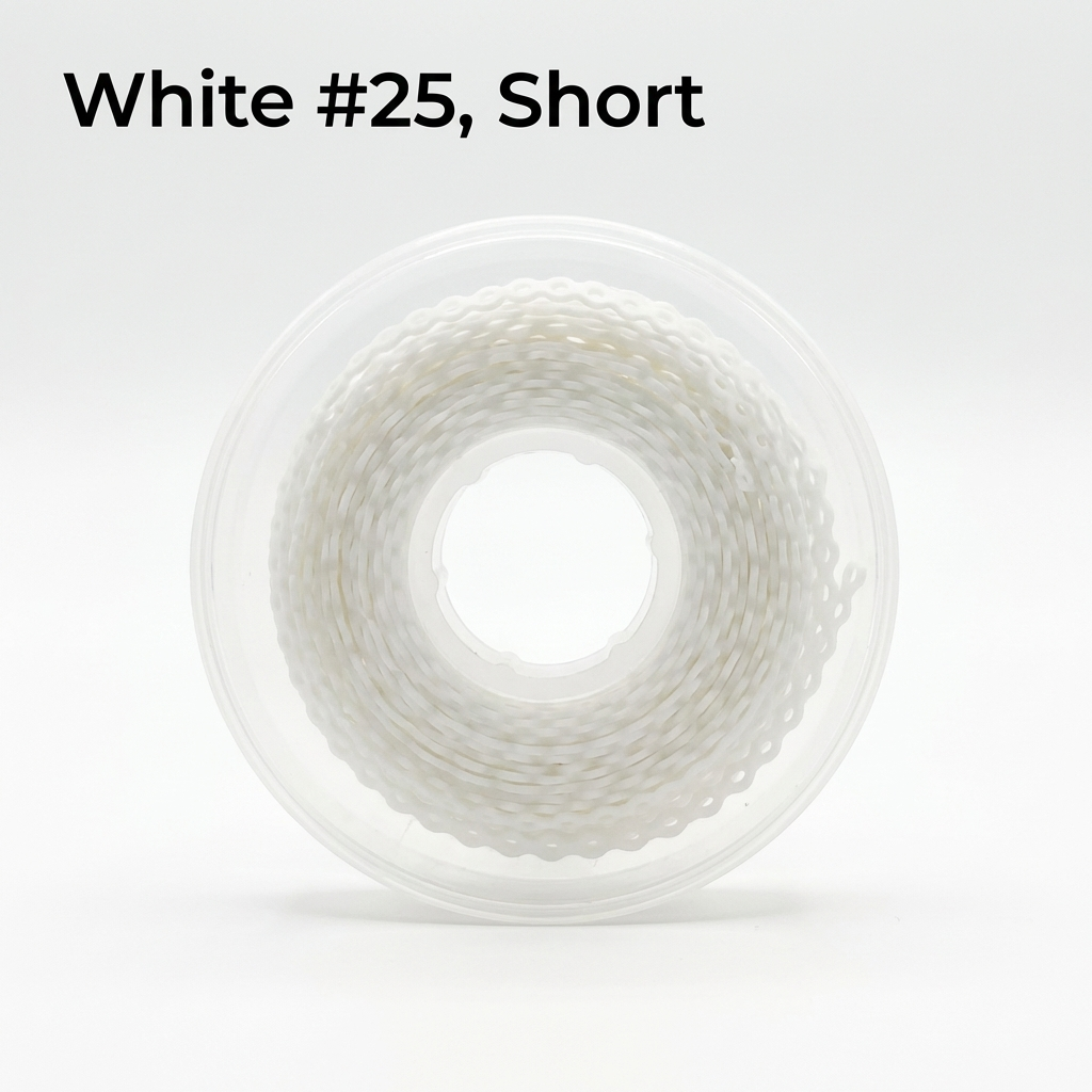 Dental Orthodontic Power Chain – Short & Closed, Multiple Color for Tooth Movement & Space Closure