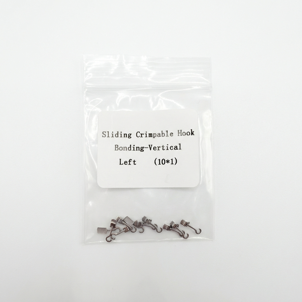 Sliding_crimpable_hook_bonding_verticle_left_10_pcs