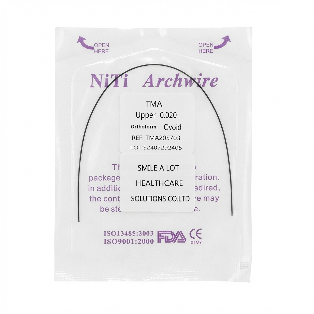 Dental Orthodontic Archwire TMA(Beta Titanium) wire Round /Rectangular 1 pc/pack