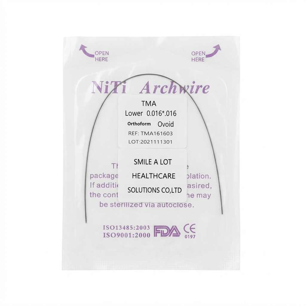 Dental Orthodontic Archwire TMA(Beta Titanium) wire Round /Rectangular 1 pc/pack
