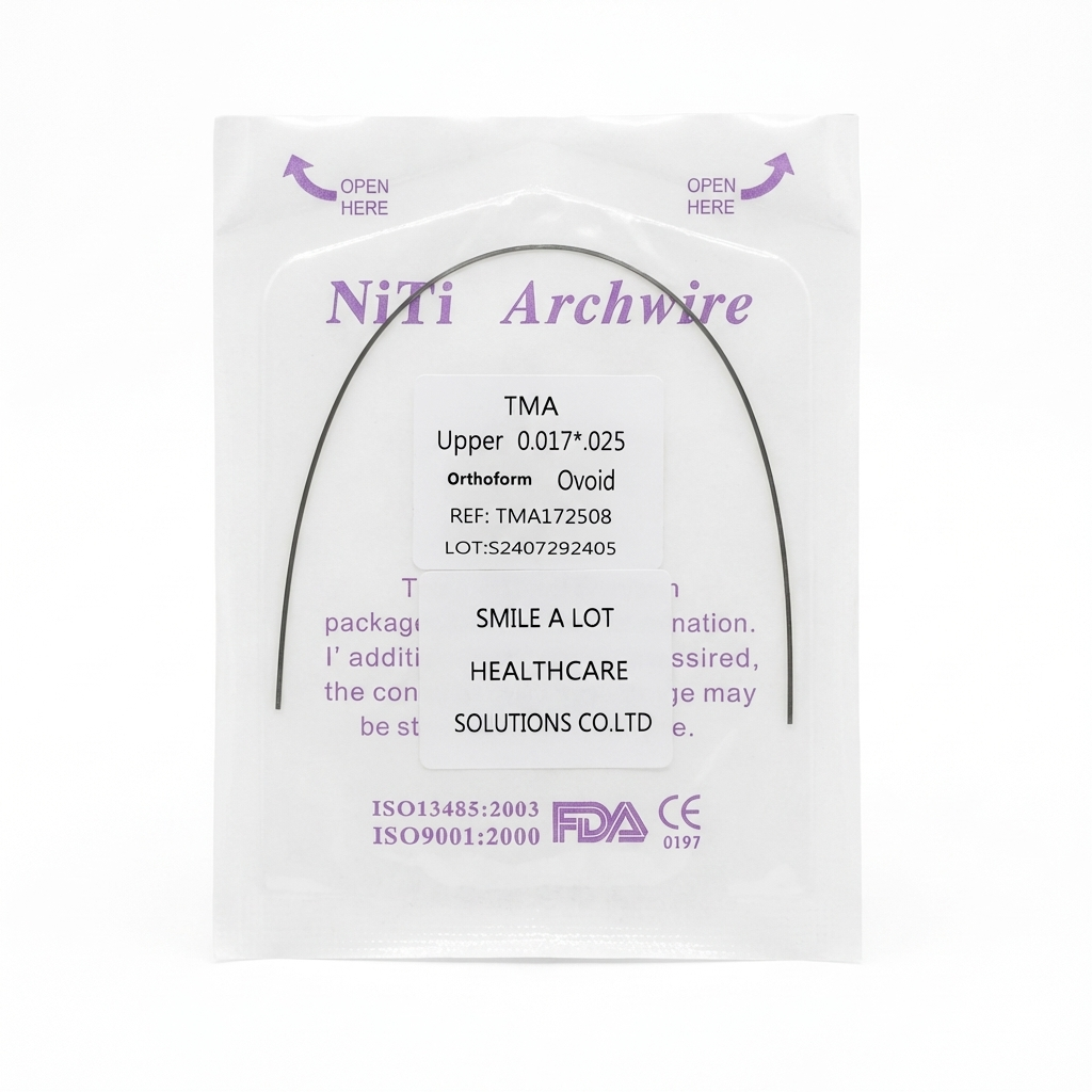 Dental Orthodontic Archwire TMA(Beta Titanium) wire Round /Rectangular 1 pc/pack