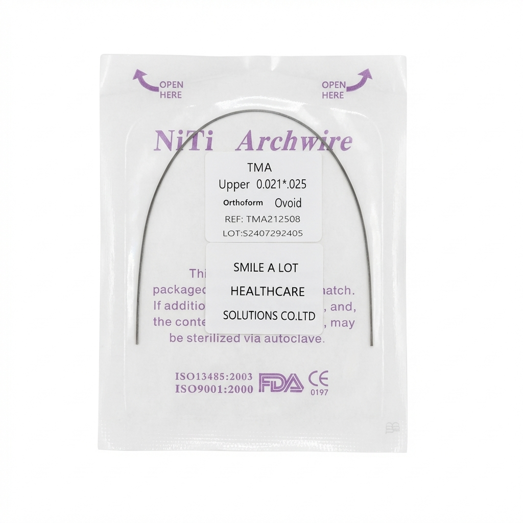 Dental Orthodontic Archwire TMA(Beta Titanium) wire Round /Rectangular 1 pc/pack