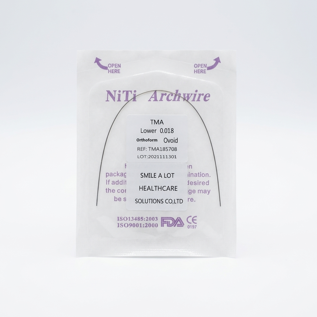 Dental Orthodontic Archwire TMA(Beta Titanium) wire Round /Rectangular 1 pc/pack