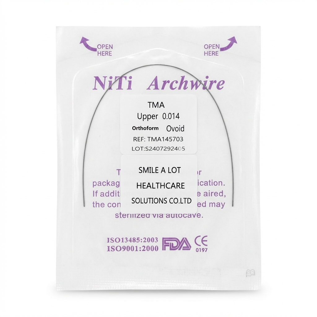 Dental Orthodontic Archwire TMA(Beta Titanium) wire Round /Rectangular 1 pc/pack