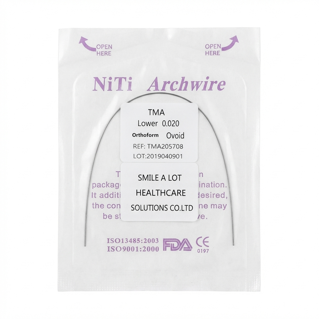 Dental Orthodontic Archwire TMA(Beta Titanium) wire Round /Rectangular 1 pc/pack