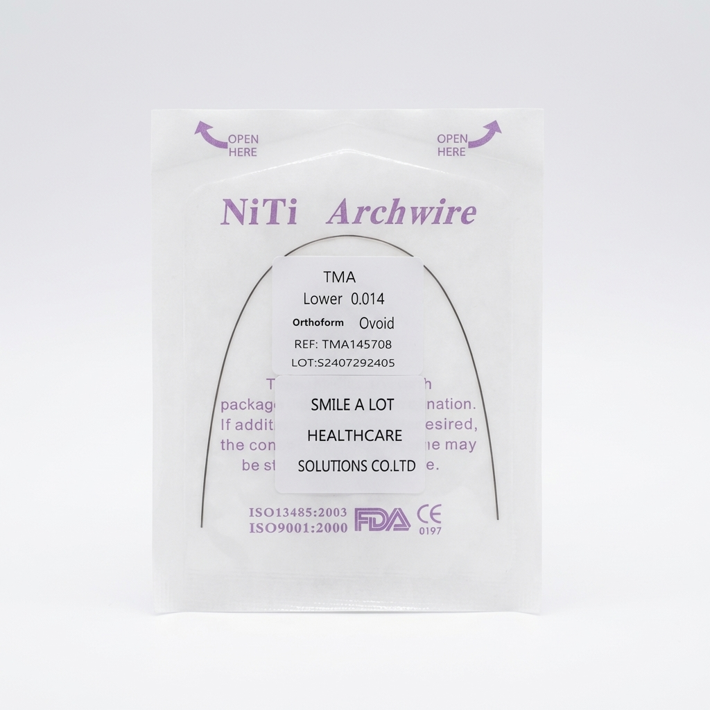Dental Orthodontic Archwire TMA(Beta Titanium) wire Round /Rectangular 1 pc/pack