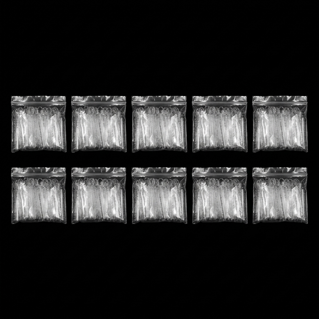 Orthodontic Ligature Ties 1040 pcs – Comfortable, High Elastic, Durable Braces Ties in Gray, Clear, Black, Light Blue & Mixed Colors