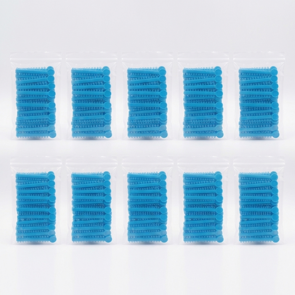 Orthodontic Ligature Ties 1040 pcs – Comfortable, High Elastic, Durable Braces Ties in Gray, Clear, Black, Light Blue & Mixed Colors