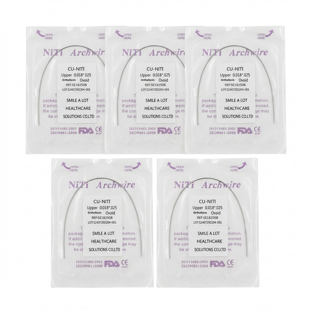 Dental Orthodontic CU-NITI Archwire Round/Rectangular 1 pc/pack
