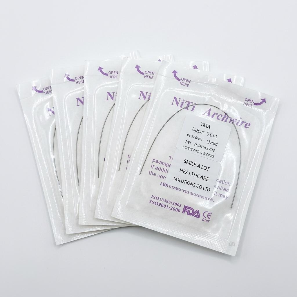 Dental Orthodontic Archwire TMA(Beta Titanium) wire Round /Rectangular 1 pc/pack