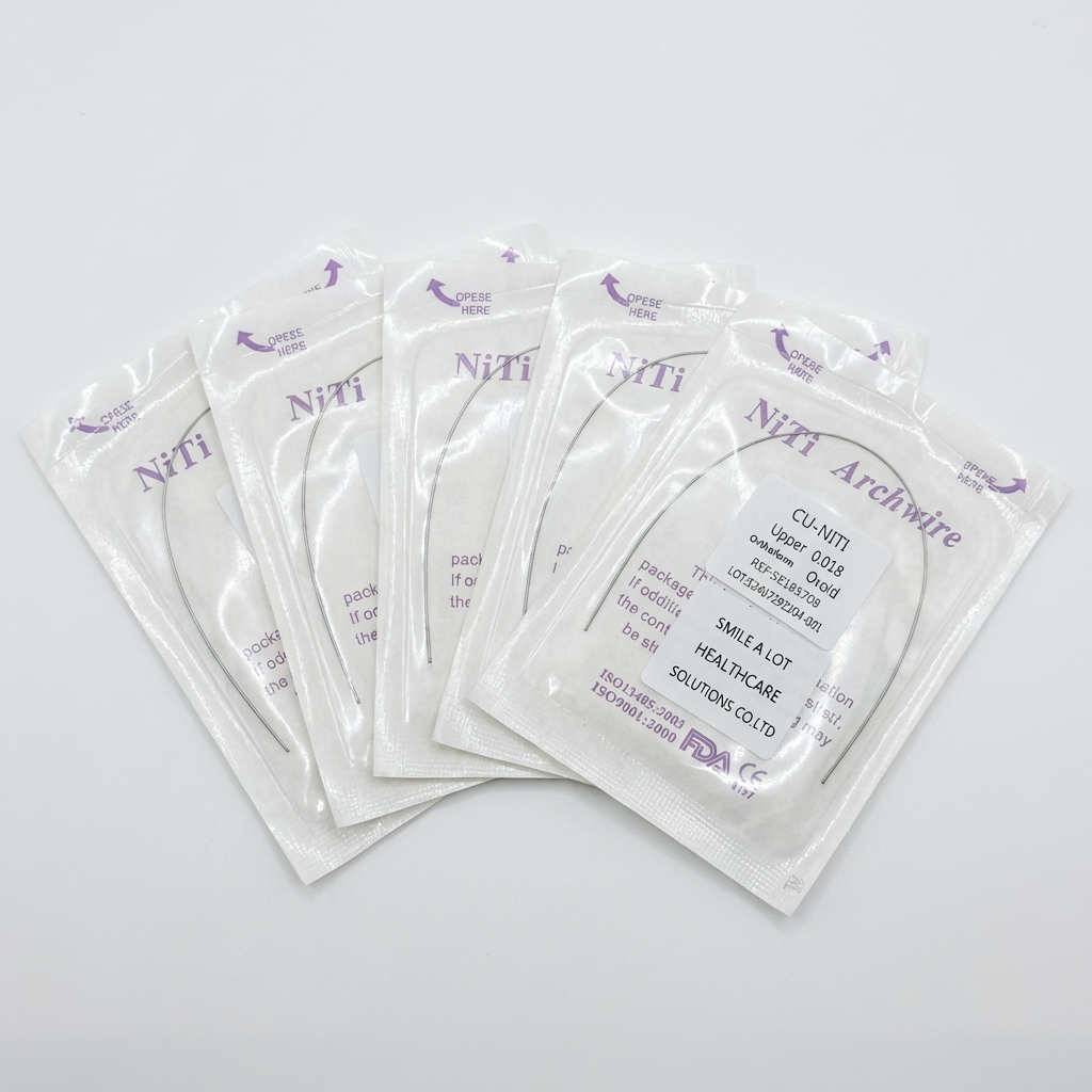 Dental Orthodontic CU-NITI Archwire Round/Rectangular 1 pc/pack