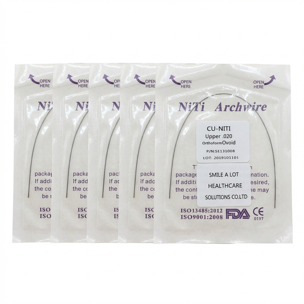 Dental Orthodontic CU-NITI Archwire Round/Rectangular 1 pc/pack