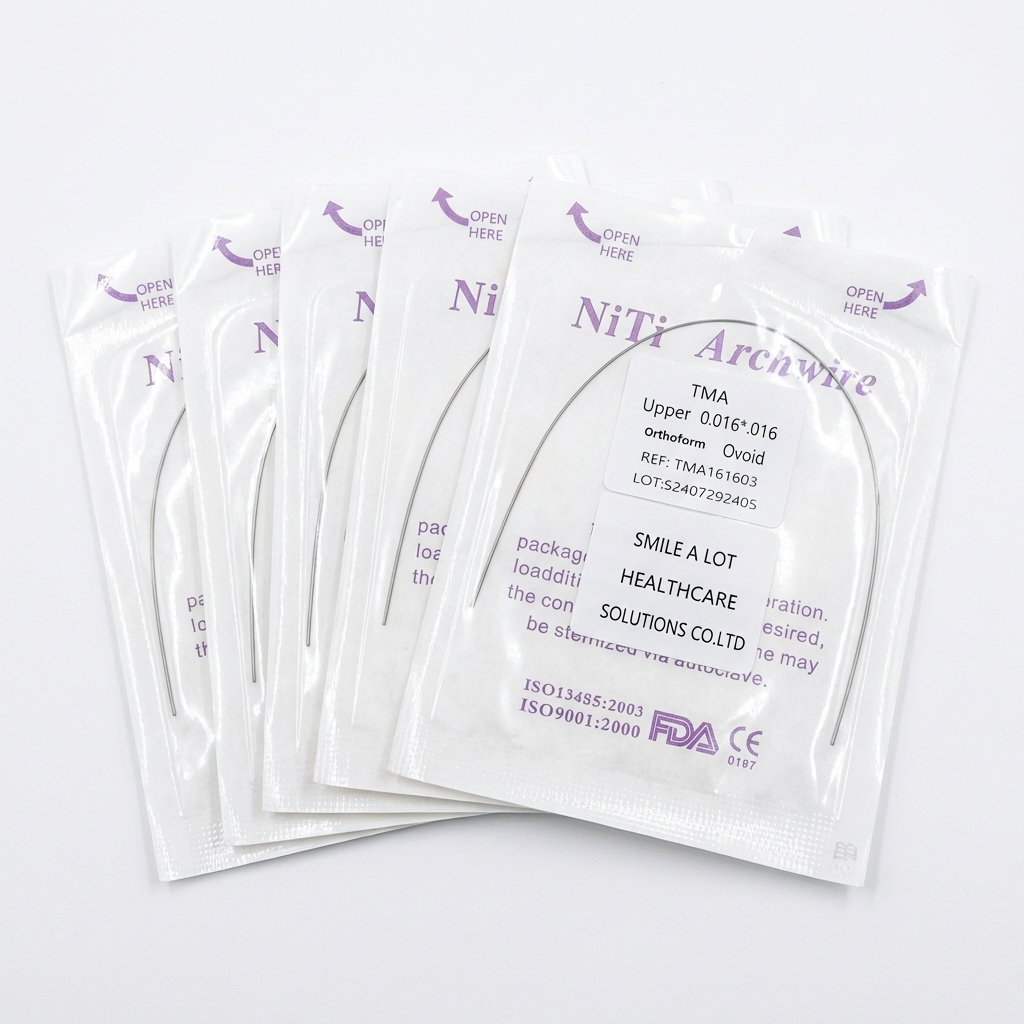 Dental Orthodontic Archwire TMA(Beta Titanium) wire Round /Rectangular 1 pc/pack