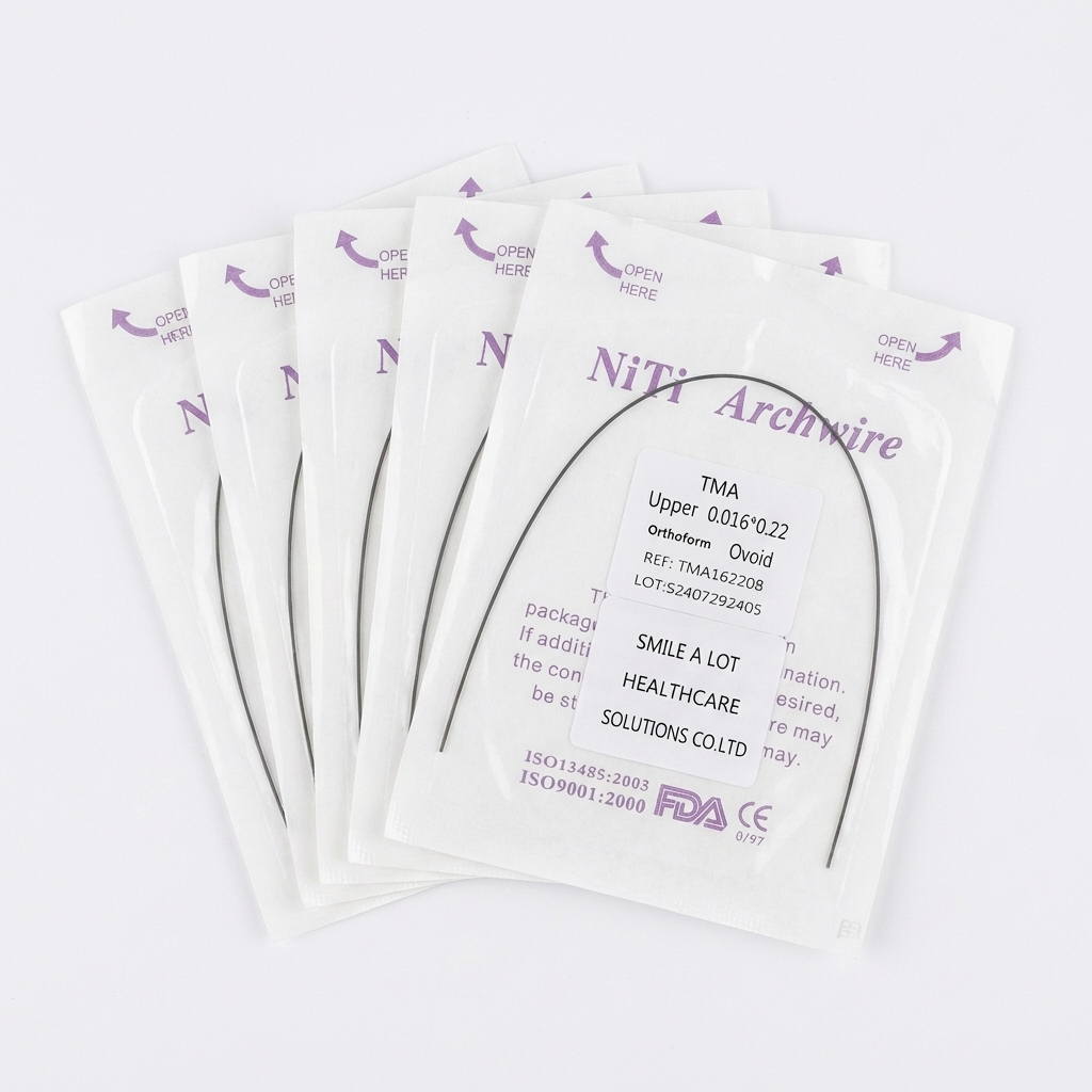Dental Orthodontic Archwire TMA(Beta Titanium) wire Round /Rectangular 1 pc/pack