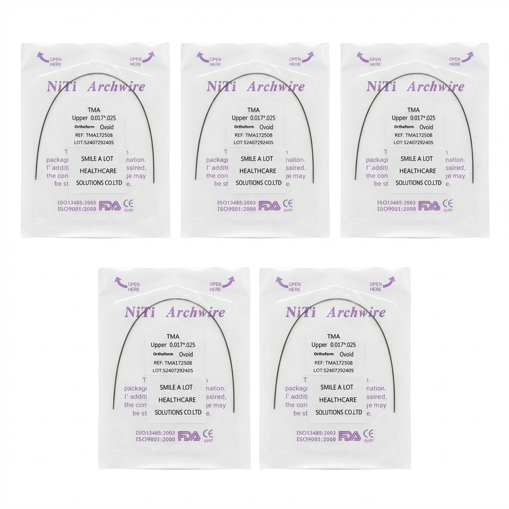 Dental Orthodontic Archwire TMA(Beta Titanium) wire Round /Rectangular 1 pc/pack