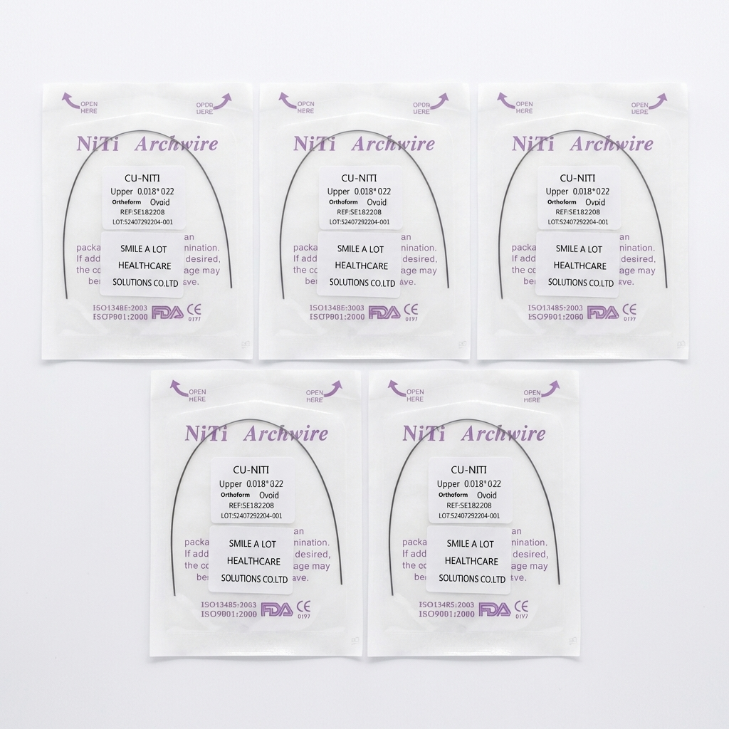 Dental Orthodontic CU-NITI Archwire Round/Rectangular 1 pc/pack