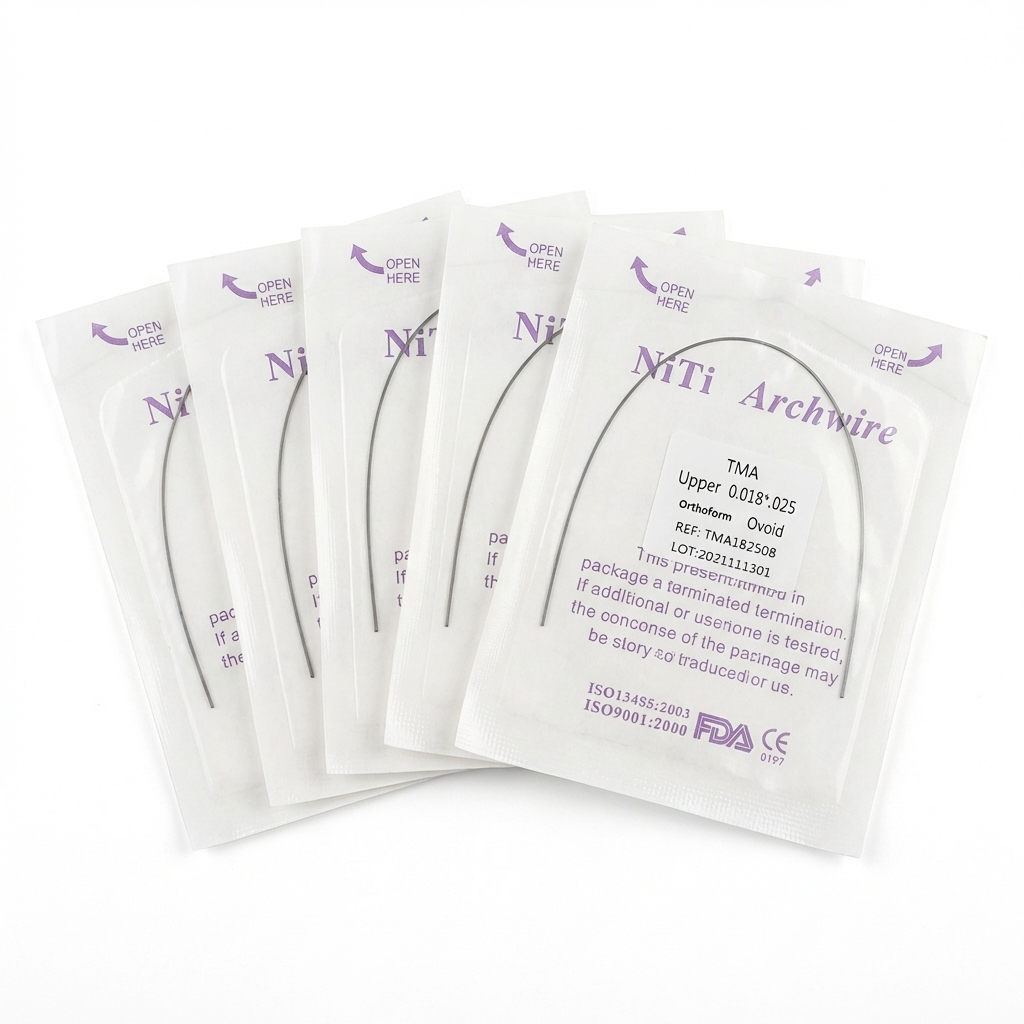 Dental Orthodontic Archwire TMA(Beta Titanium) wire Round /Rectangular 1 pc/pack