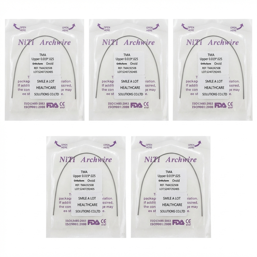 Dental Orthodontic Archwire TMA(Beta Titanium) wire Round /Rectangular 1 pc/pack