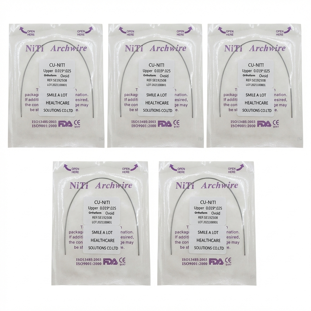 Dental Orthodontic CU-NITI Archwire Round/Rectangular 1 pc/pack