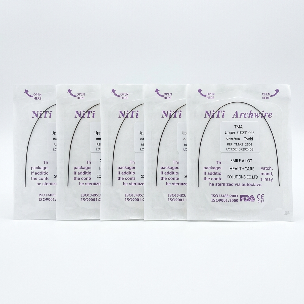 Dental Orthodontic Archwire TMA(Beta Titanium) wire Round /Rectangular 1 pc/pack