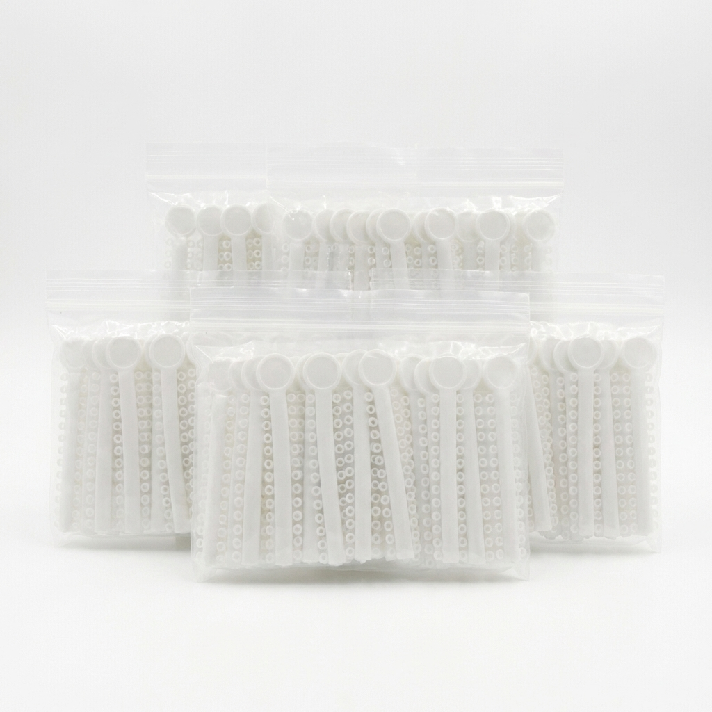 Orthodontic Ligature Ties 1040 pcs – Comfortable, High Elastic, Durable Braces Ties in Gray, Clear, Black, Light Blue & Mixed Colors