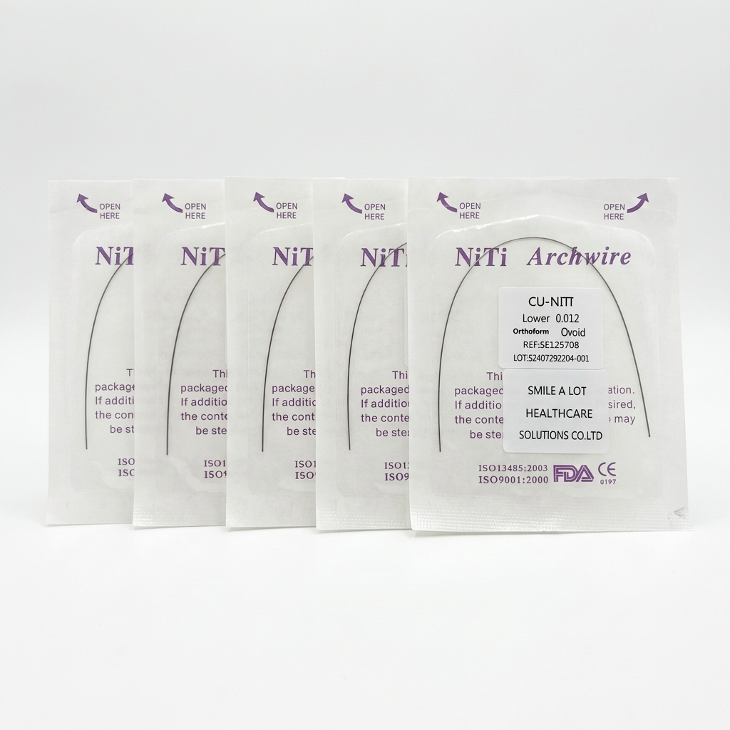 Dental Orthodontic CU-NITI Archwire Round/Rectangular 1 pc/pack