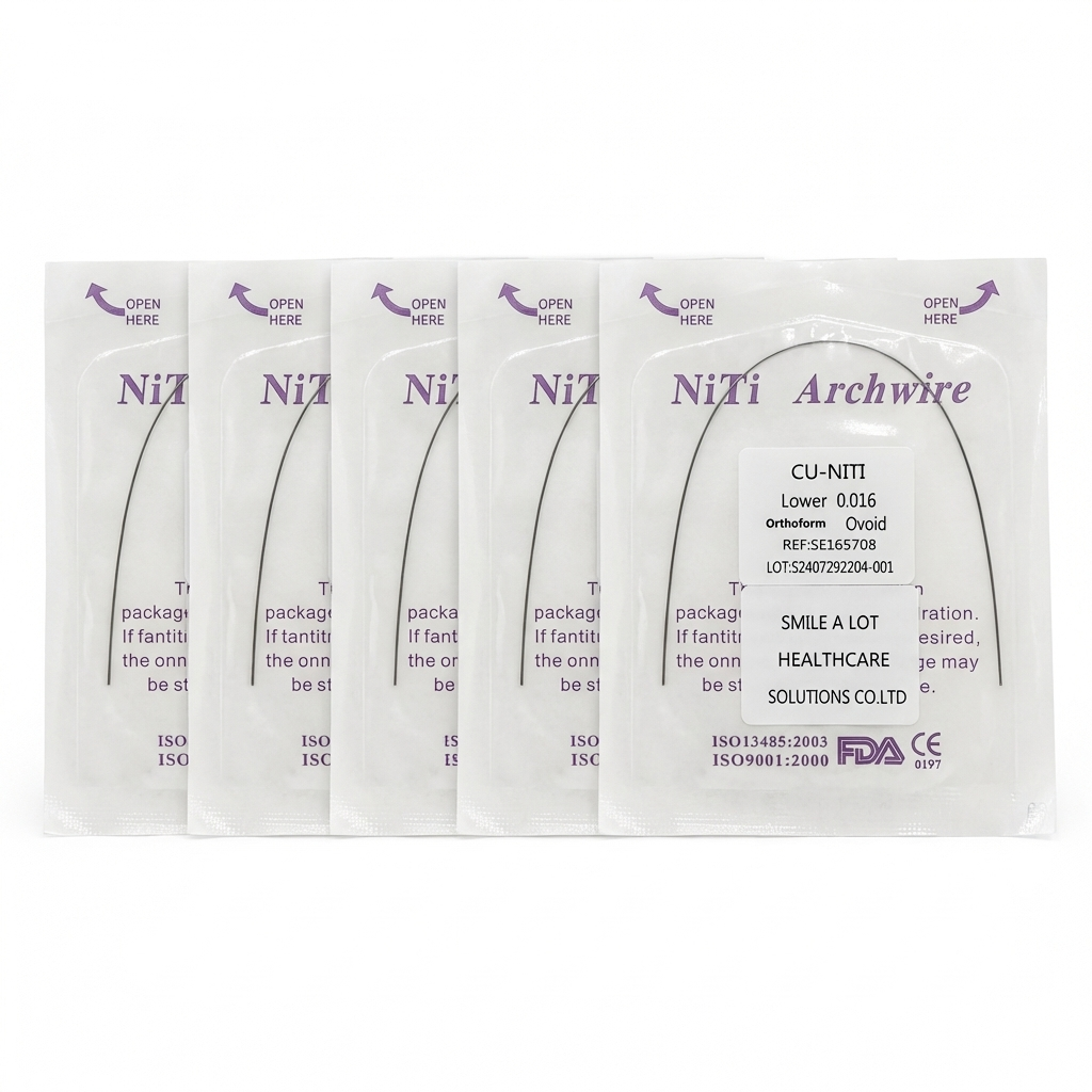 Dental Orthodontic CU-NITI Archwire Round/Rectangular 1 pc/pack