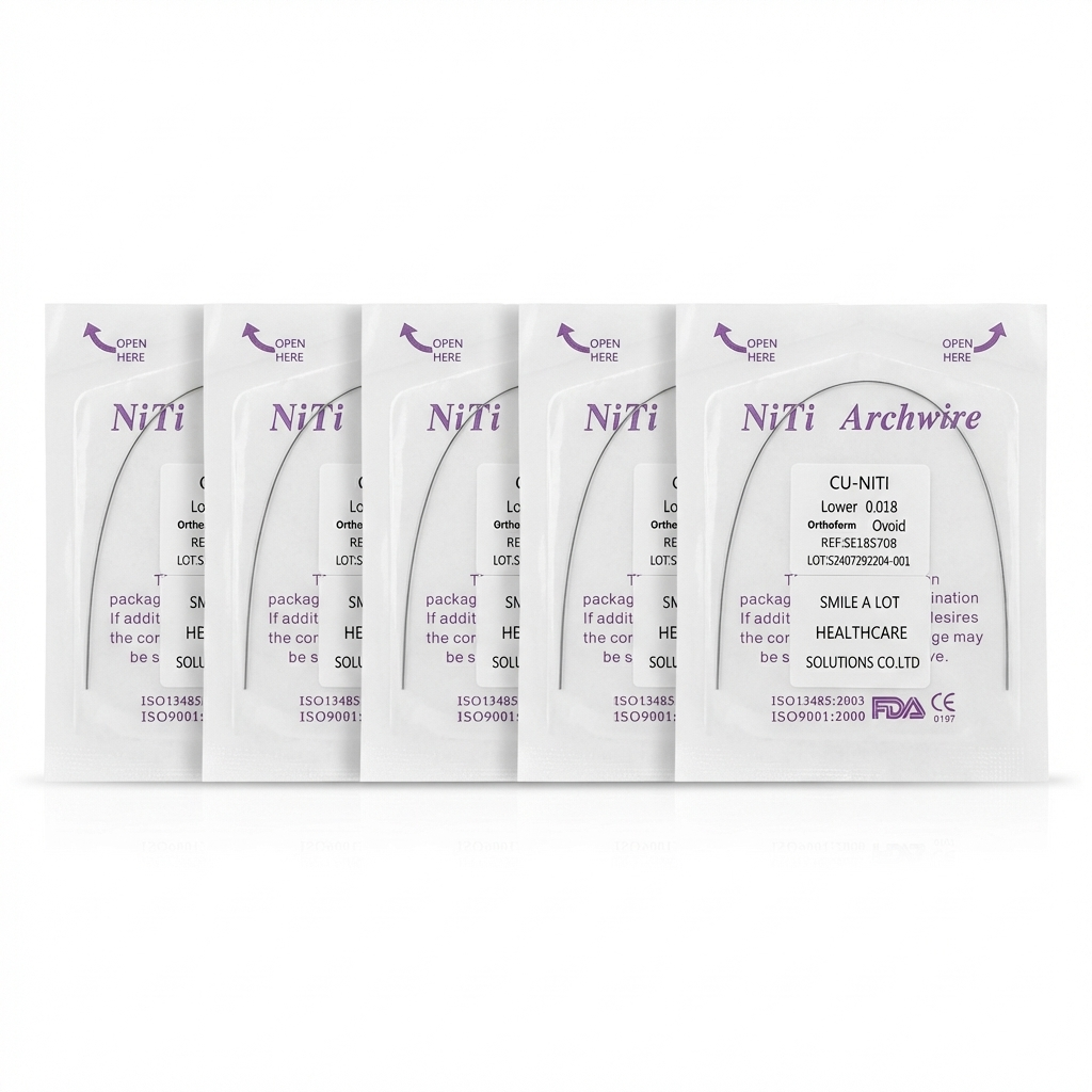 Dental Orthodontic CU-NITI Archwire Round/Rectangular 1 pc/pack