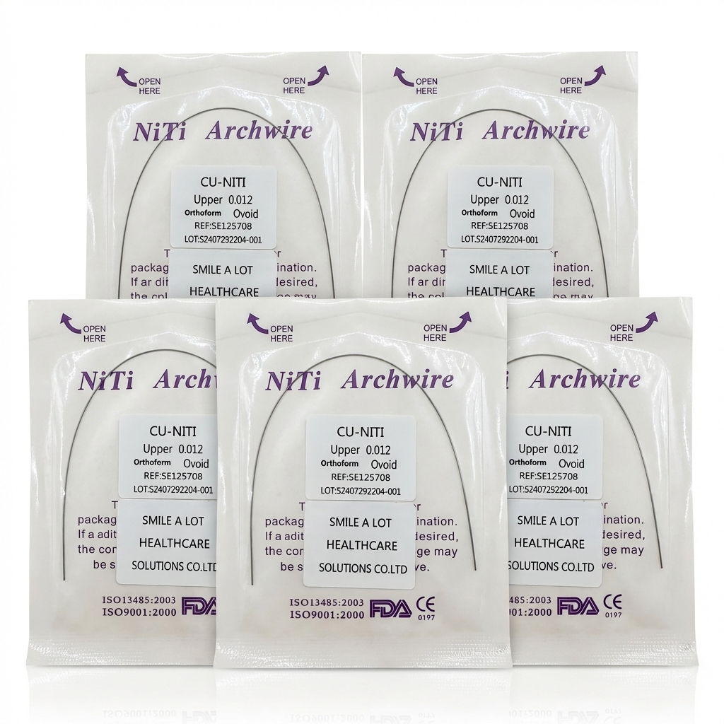 Dental Orthodontic CU-NITI Archwire Round/Rectangular 1 pc/pack