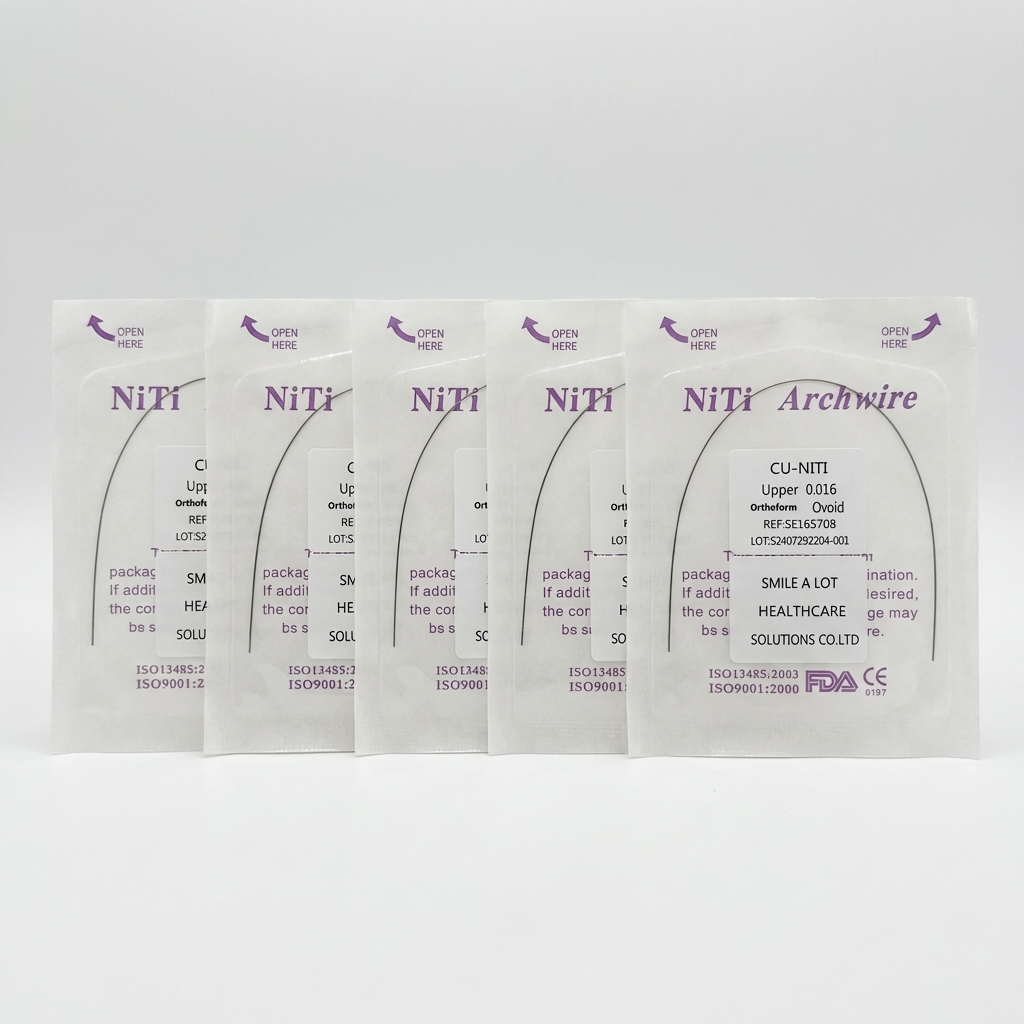 Dental Orthodontic CU-NITI Archwire Round/Rectangular 1 pc/pack