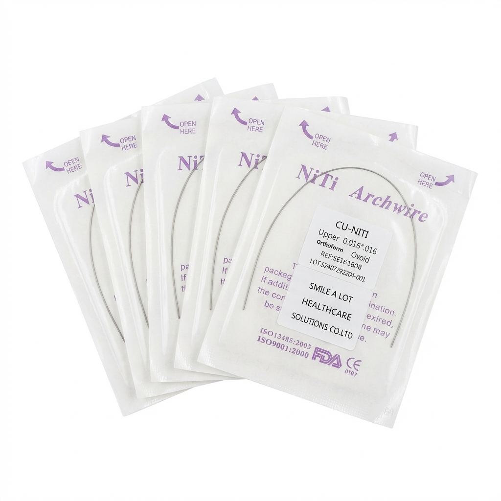 Dental Orthodontic CU-NITI Archwire Round/Rectangular 1 pc/pack